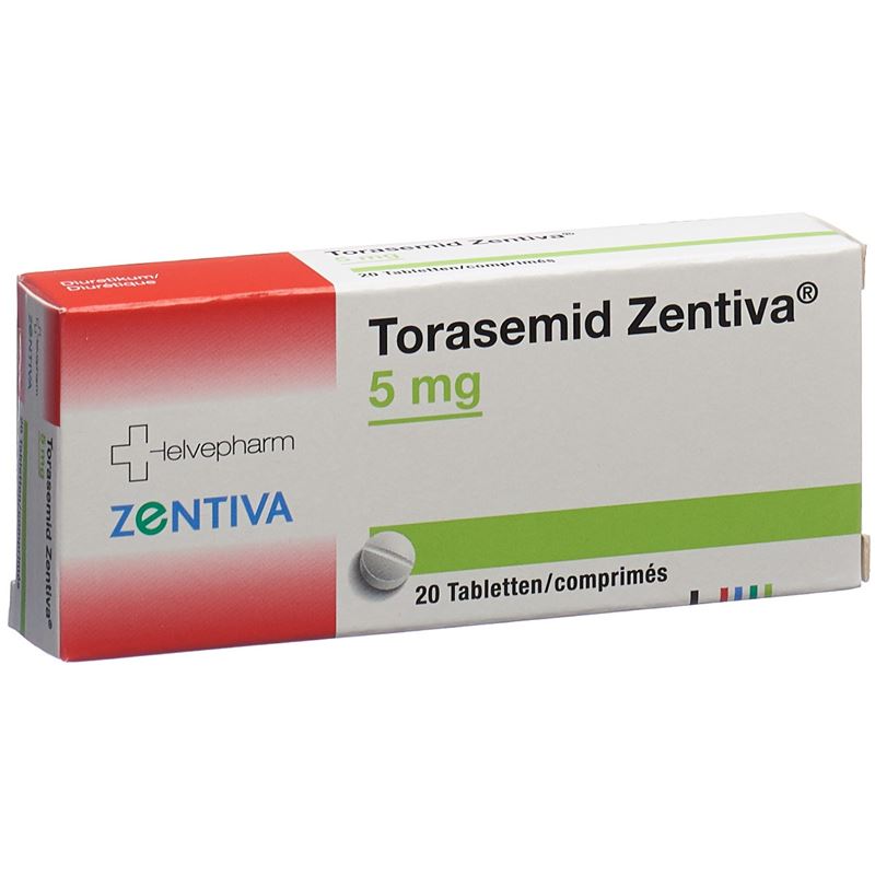 TORASEMID Zentiva Tabl 5 mg 20 Stk