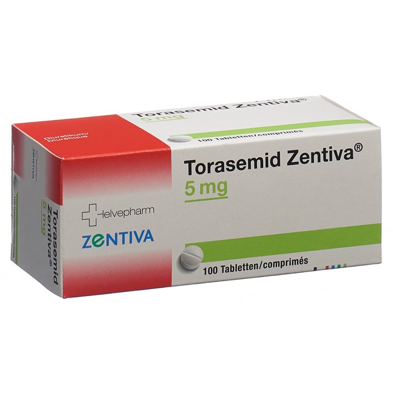 TORASEMID Zentiva Tabl 5 mg 100 Stk