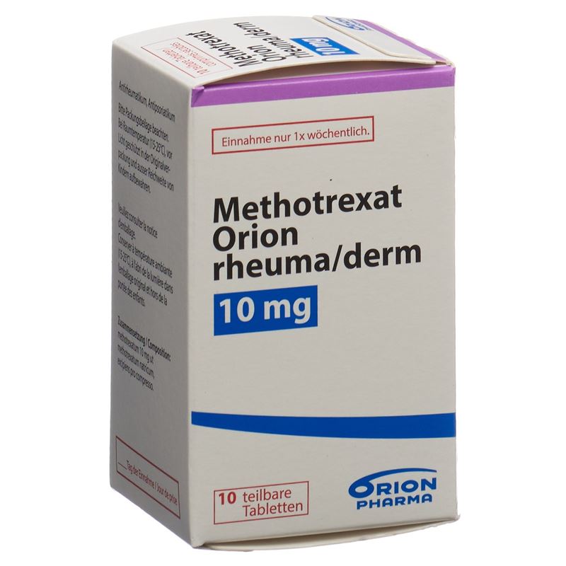 METHOTREXAT Orion rheuma/derm 10 mg Ds 10 Stk