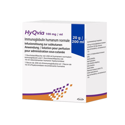 HYQVIA Inf Lös 20 g/200ml Dual Flaschen 200 ml