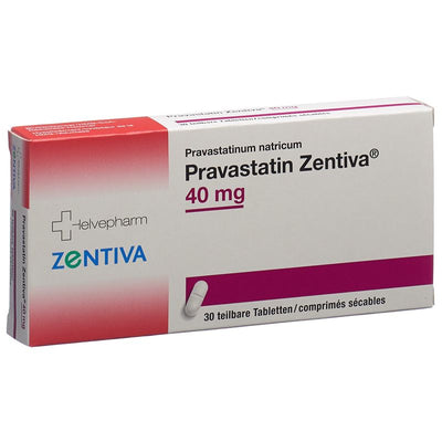 PRAVASTATIN Zentiva Tabl 40 mg 30 Stk