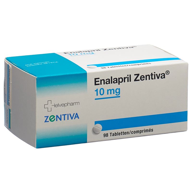 ENALAPRIL Zentiva Tabl 10 mg 98 Stk