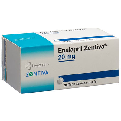 ENALAPRIL Zentiva Tabl 20 mg 98 Stk