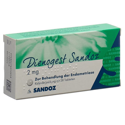 DIENOGEST Sandoz Tabl 2 mg 28 Stk