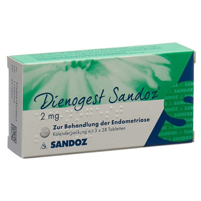 DIENOGEST Sandoz Tabl 2 mg 3 x 28 Stk