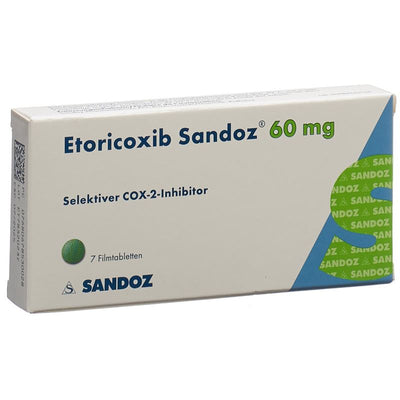 ETORICOXIB Sandoz Filmtabl 60 mg 7 Stk