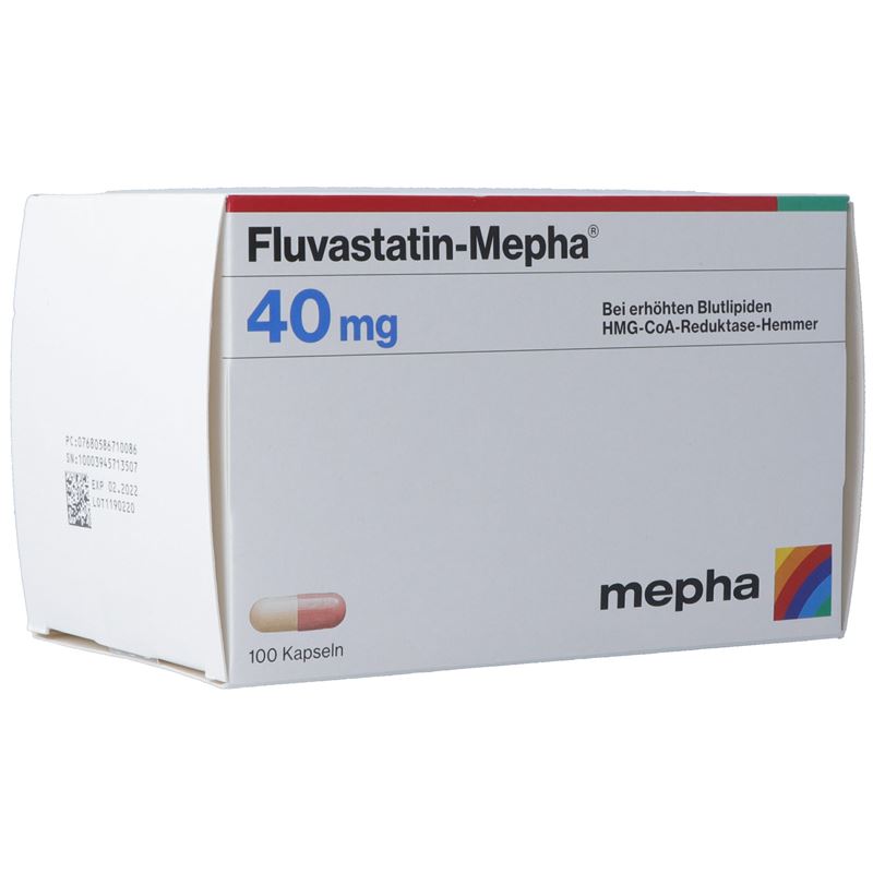 FLUVASTATIN Mepha Kaps 40 mg 100 Stk