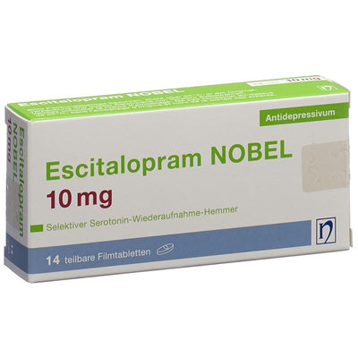 ESCITALOPRAM NOBEL Filmtabl 10 mg 14 Stk