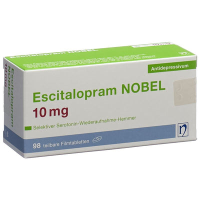 ESCITALOPRAM NOBEL Filmtabl 10 mg 98 Stk