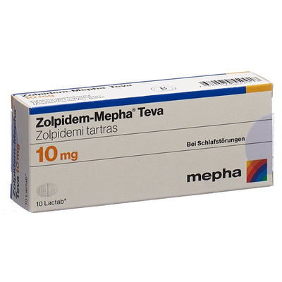 ZOLPIDEM Mepha Teva Lactab 10 mg 10 Stk