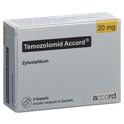 TEMOZOLOMID Accord Kaps 20 mg Btl 5 Stk