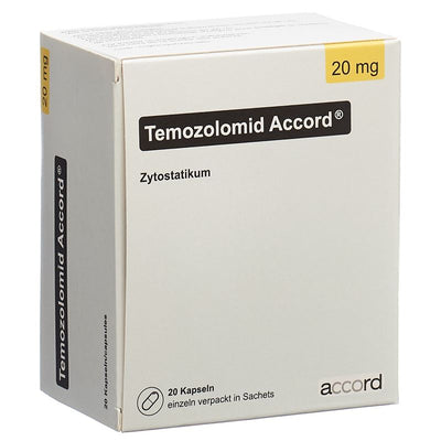 TEMOZOLOMID Accord Kaps 20 mg Btl 20 Stk