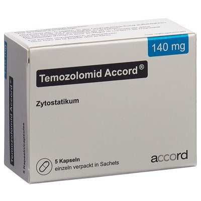 TEMOZOLOMID Accord Kaps 140 mg Btl 5 Stk