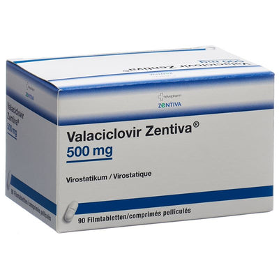 VALACICLOVIR Zentiva Filmtabl 500 mg 90 Stk