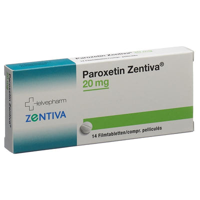 PAROXETIN Zentiva Filmtabl 20 mg 14 Stk