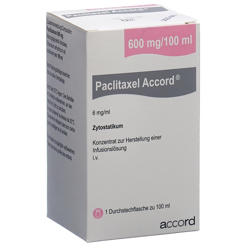 PACLITAXEL Accord 600 mg/100ml Durchstf 100 ml