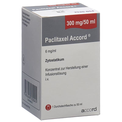 PACLITAXEL Accord 300 mg/50ml Durchstf 50 ml