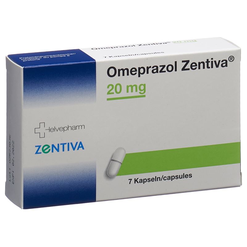 OMEPRAZOL Zentiva Kaps 20 mg 7 Stk