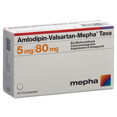 AMLODIPIN VALSARTAN Mepha Teva 5/80mg 28 Stk