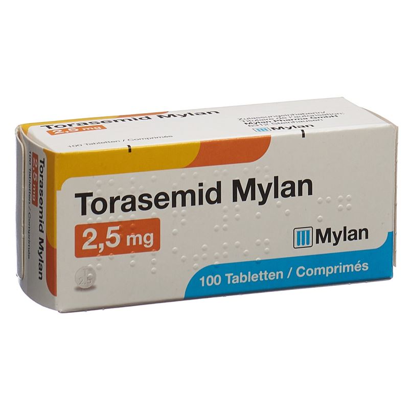 TORASEMID Mylan Tabl 2.5 mg 100 Stk