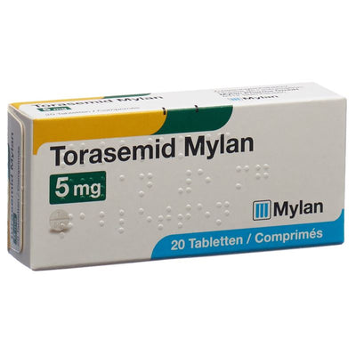 TORASEMID Mylan Tabl 5 mg 20 Stk