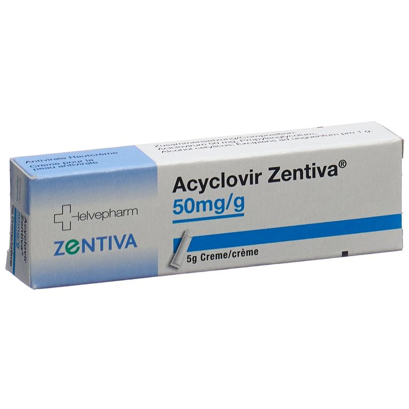 ACYCLOVIR Zentiva Creme 50 mg/g Tb 5 g