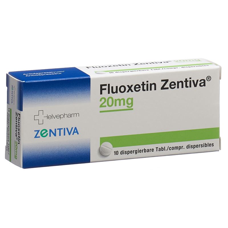 FLUOXETIN Zentiva Disp Tabl 20 mg 10 Stk