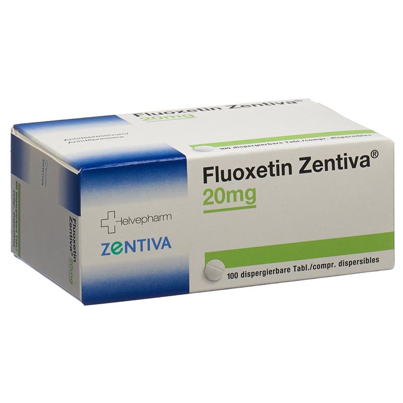 FLUOXETIN Zentiva Disp Tabl 20 mg 100 Stk