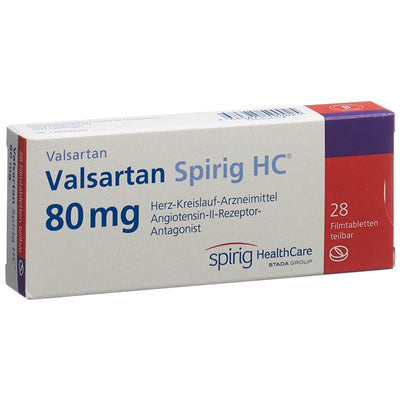 VALSARTAN Spirig HC Filmtabl 80 mg 28 Stk