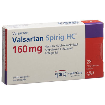 VALSARTAN Spirig HC Filmtabl 160 mg 28 Stk