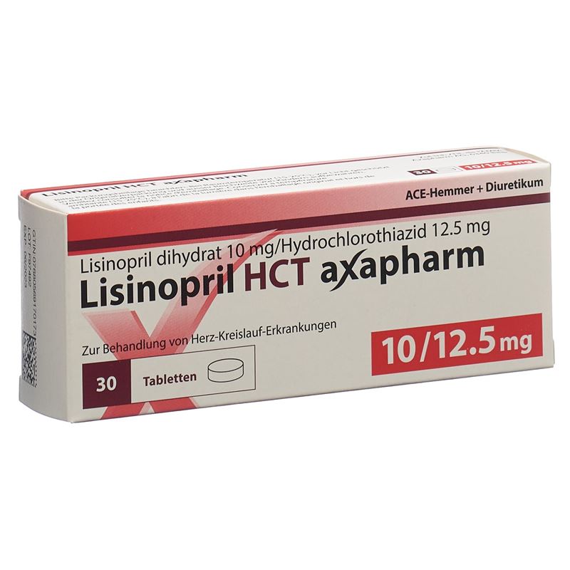 LISINOPRIL HCT Axapharm Tabl 10/12.5 mg 30 Stk