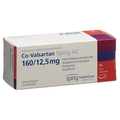 CO-VALSARTAN Spirig HC Filmtabl 160/12.5 mg 98 Stk