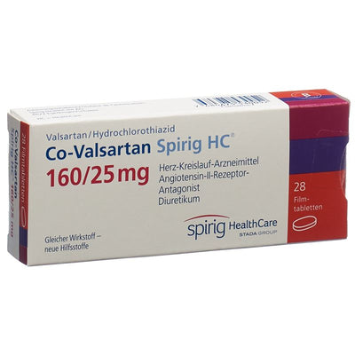 CO-VALSARTAN Spirig HC Filmtabl 160/25 mg 28 Stk