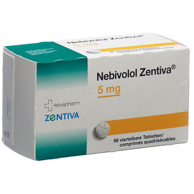 NEBIVOLOL Zentiva Tabl 5 mg 98 Stk