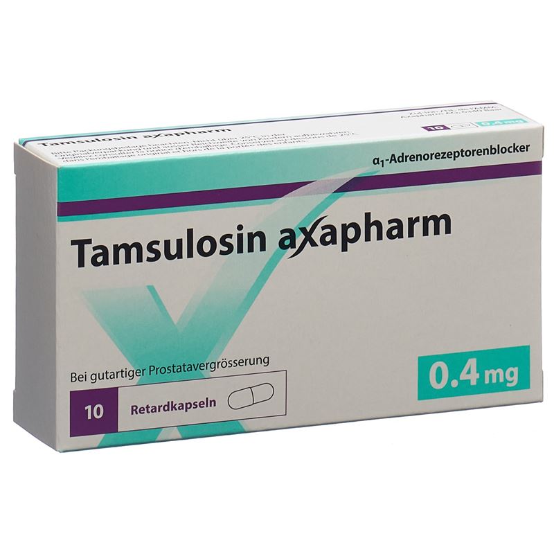 TAMSULOSIN axapharm Ret Kaps 0.4 mg 10 Stk