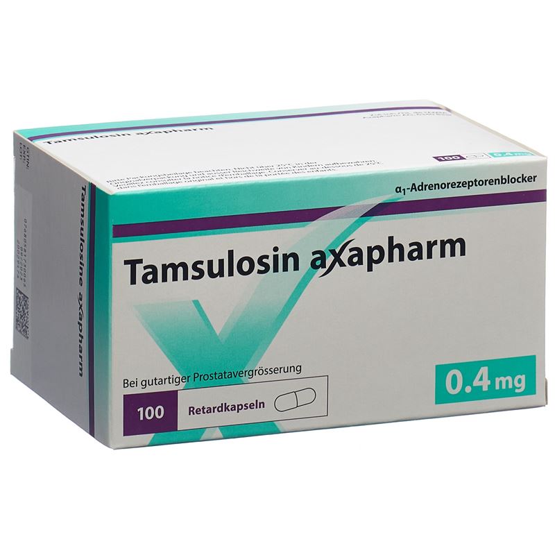 TAMSULOSIN axapharm Ret Kaps 0.4 mg 100 Stk