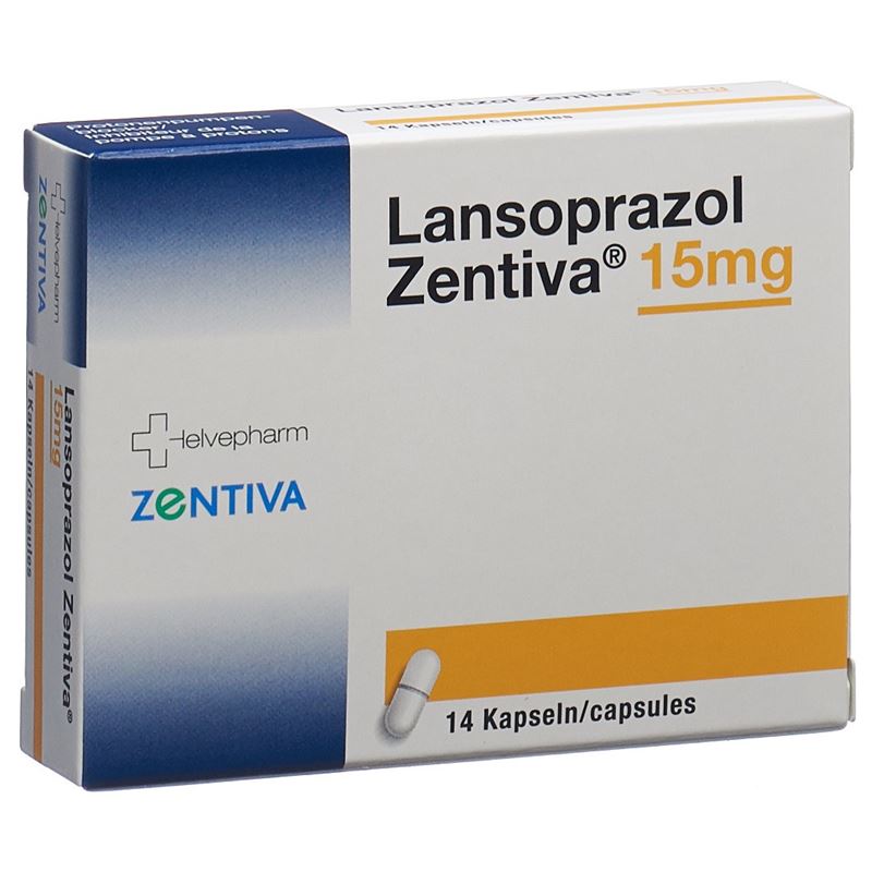 LANSOPRAZOL Zentiva Kaps 15 mg 14 Stk