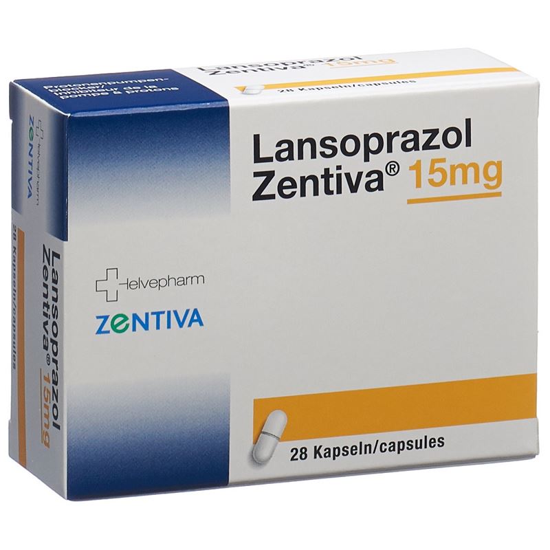 LANSOPRAZOL Zentiva Kaps 15 mg 28 Stk