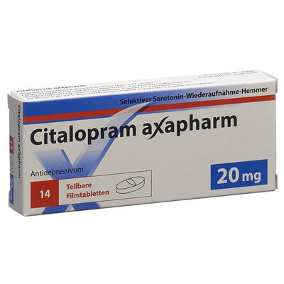 CITALOPRAM Axapharm Filmtabl 20 mg 14 Stk