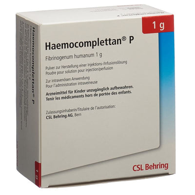 HAEMOCOMPLETTAN P Trockensub 1 g i.v. Fl