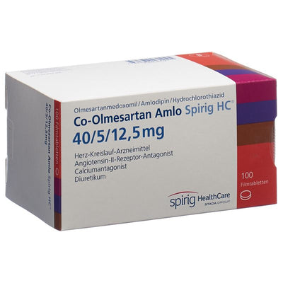 CO-OLMESARTAN AMLO Spirig HC 40/5/12.5mg 100 Stk