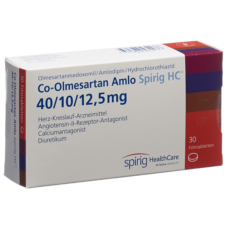 CO-OLMESARTAN AMLO Spirig HC 40/10/12.5mg 30 Stk