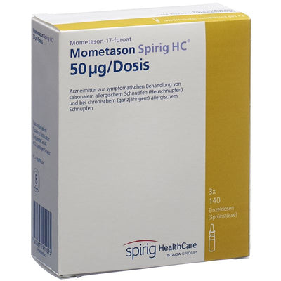 MOMETASON Spirig HC 0.05 mg/Dosis 3 Fl 140 Dos