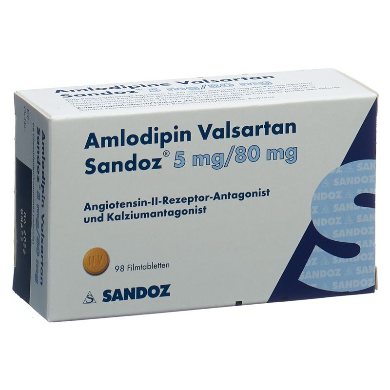 AMLODIPIN VALSARTAN Sandoz Filmtabl 5/80 98 Stk