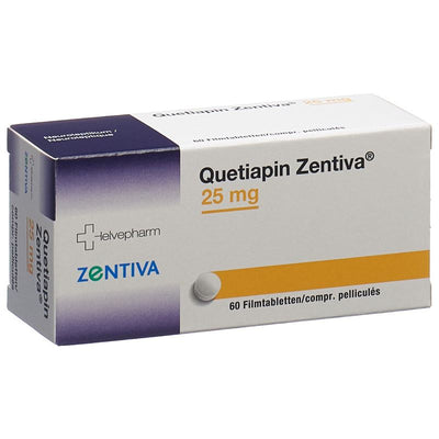 QUETIAPIN Zentiva Filmtabl 25 mg 60 Stk