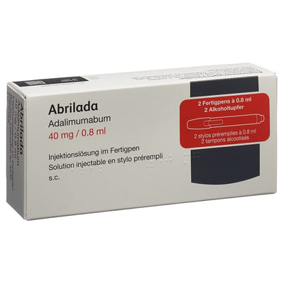 ABRILADA Inj Lös 40 mg/0.8ml Fertpen 2 x 0.8 ml