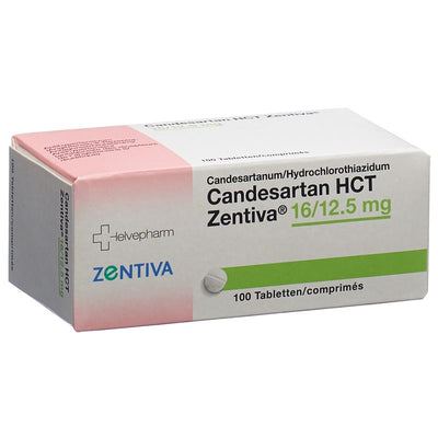 CANDESARTAN HCT Zentiva Tabl 16/12.5 mg 100 Stk