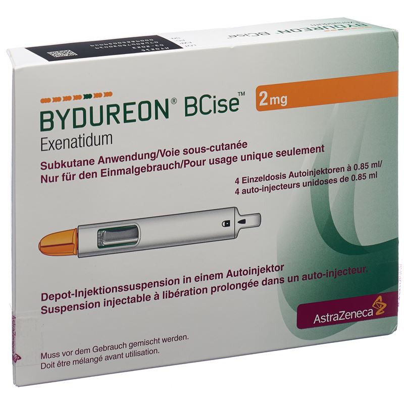 BYDUREON BCise Depot 2 mg Autoinjektor 4 Stk