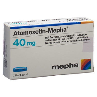 ATOMOXETIN Mepha Kaps 40 mg 7 Stk