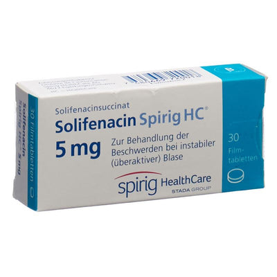 SOLIFENACIN Spirig HC Filmtabl 5 mg 30 Stk